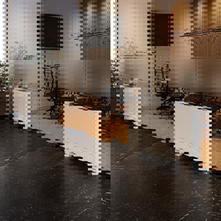 iVector S2 being used to renovate an office