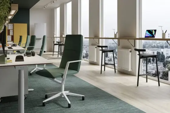 Renovation of offices with radiators