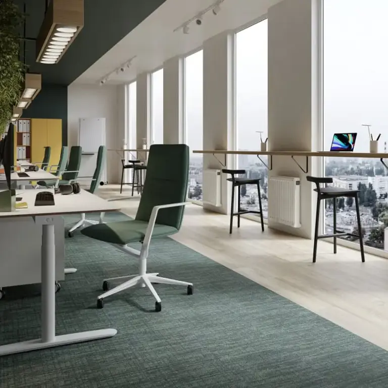 Renovation of offices with radiators