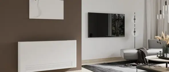 ivector s2 wall mounted in a living room